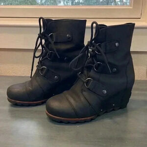 SOREL Women’s Joan of Arc Wedge Lace Up Boots